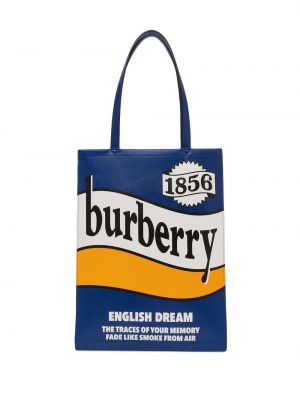 Nákupná taška s potlačou Burberry