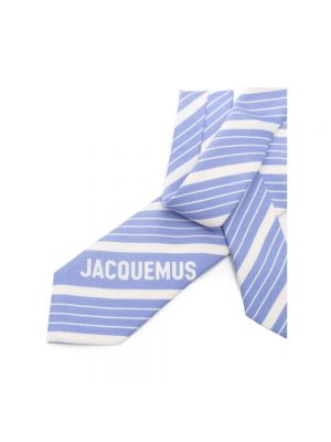 Gestreifte seiden krawatte Jacquemus
