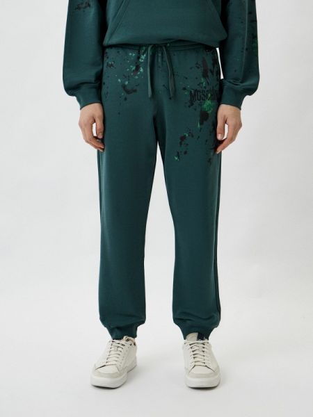 Спортивные штаны Moschino Couture зеленые