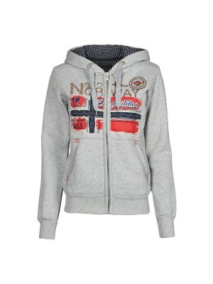 Mikina Geographical Norway sivá