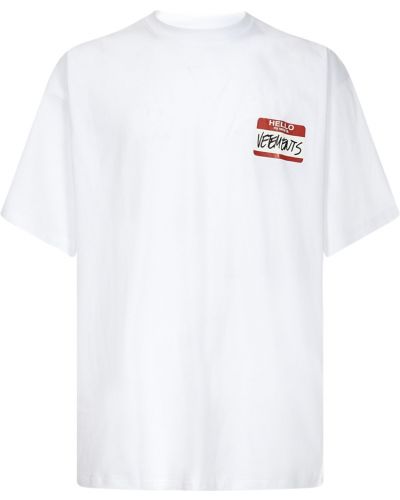 T-shirt Vetements, biały