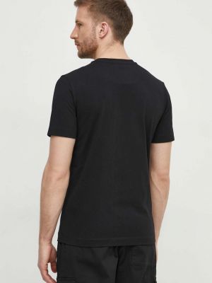 Bavlněné tričko s potiskem Liu Jo černé
