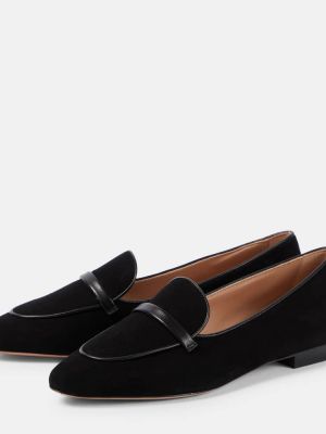 Pantofi loafer din piele de căprioară din piele Malone Souliers negru
