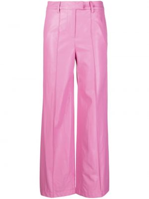 Rovné kalhoty Stand Studio růžové