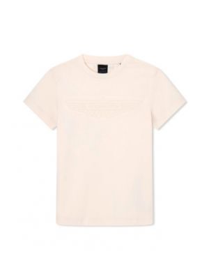 T-shirt en coton avec manches courtes Hackett London blanc