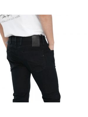 Pantalones slim fit Replay negro