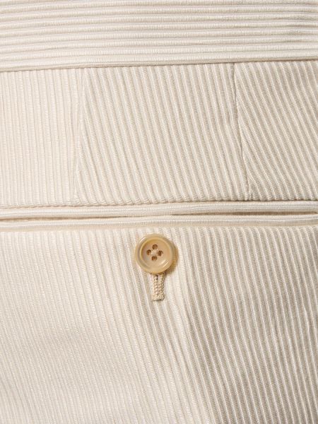 Pantaloni de mătase din bumbac Tom Ford