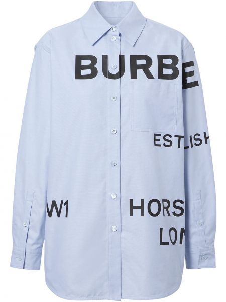 Camisa con estampado Burberry