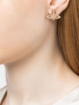 Boucles d'oreilles de motif coeur Vivienne Westwood doré