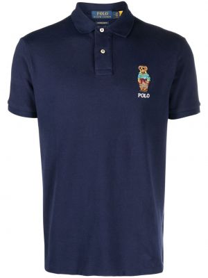 Поло тениска с цип Polo Ralph Lauren