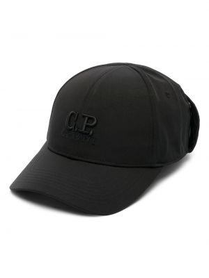 Kapa s šiltom z vezenjem C.p. Company črna