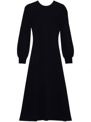 Midi obleka Gucci črna