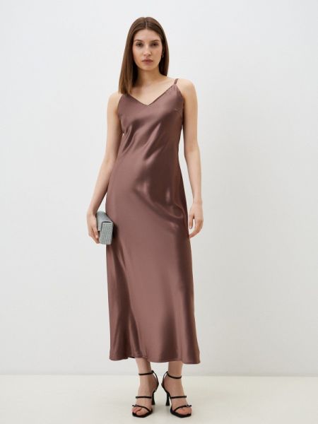 Платье Zarina коричневое