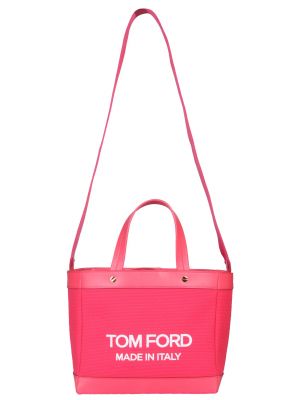 Розовая сумка шоппер Tom Ford