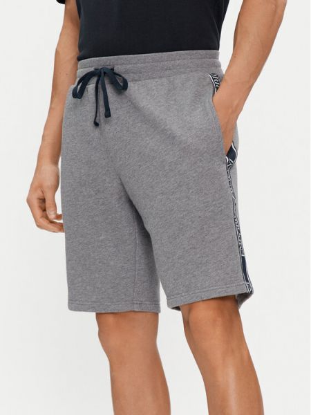Priliehavé športové šortky Emporio Armani Underwear sivá