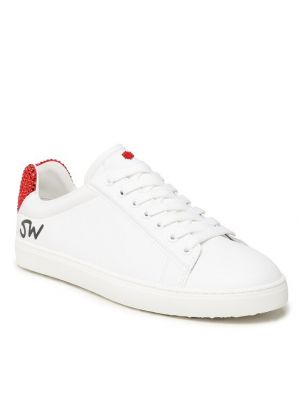 Kristály sneakers Stuart Weitzman fehér