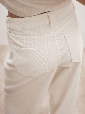 Pantalon About You X Marie Von Behrens blanc
