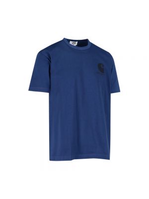 Camiseta de algodón Junya Watanabe azul