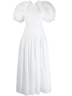 Макси рокля от тюл Aje бяло