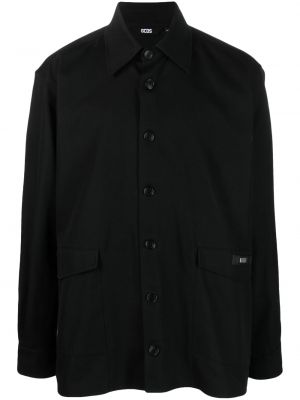 Βαμβακερό πουκάμισο Gcds μαύρο