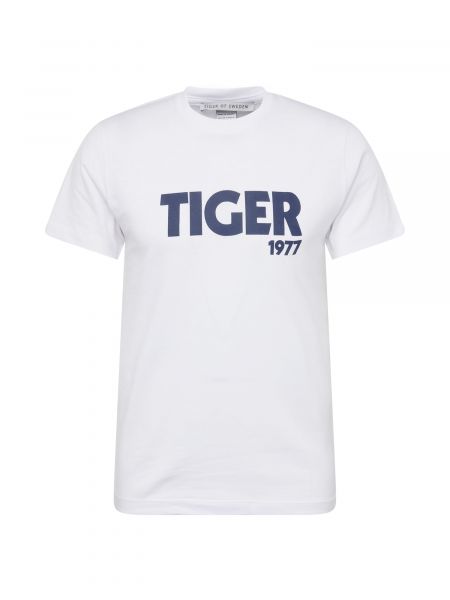 Тениска с тигров принт Tiger Of Sweden бяло