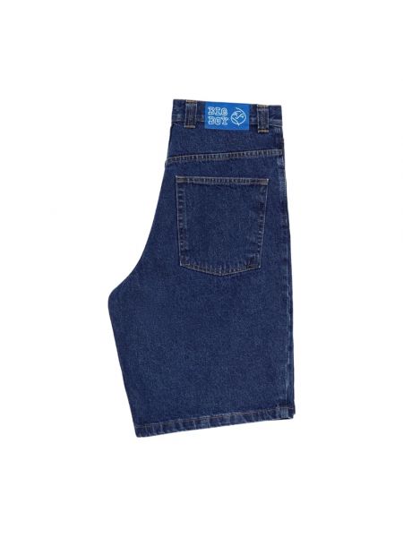 Pantalones cortos vaqueros de algodón skate & urbano Polar Skate Co. azul