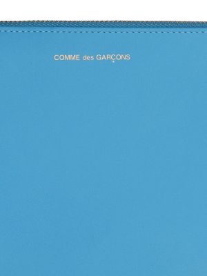 Bőr pénztárca Comme Des Garçons Wallet kék