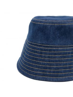 Mütze mit stickerei Patou blau