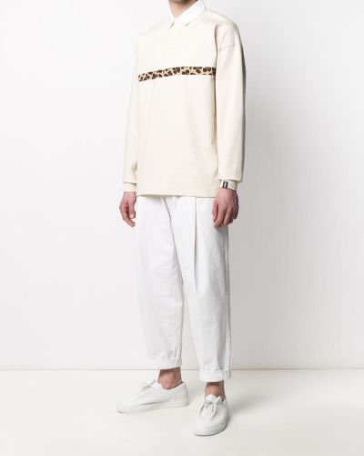 Camisa a rayas leopardo Mackintosh blanco