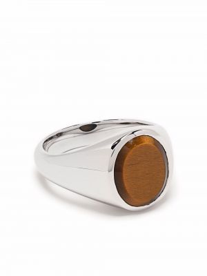 Tigrovaný prsteň Tom Wood strieborná