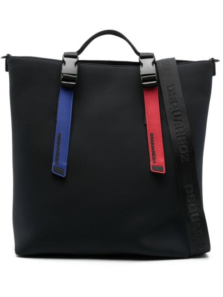 Τσάντα shopper Dsquared2 μαύρο