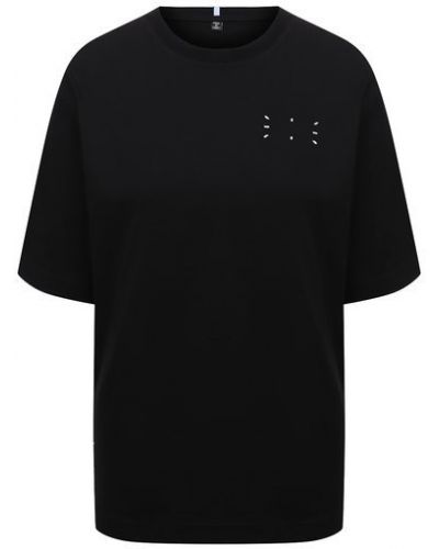 Хлопковая футболка Mcq, черная