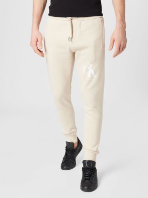 Спортни панталони Calvin Klein Jeans бяло