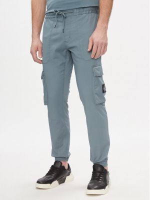 Priliehavé cargo nohavice skinny fit Calvin Klein Jeans