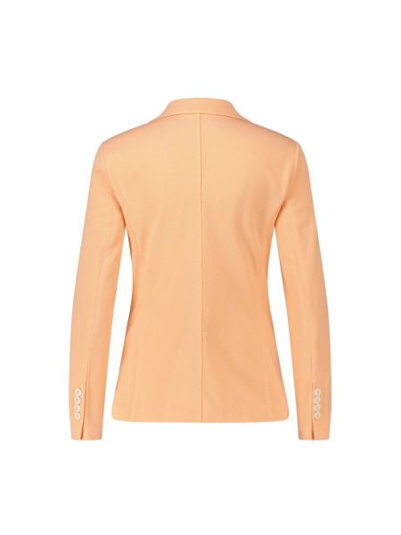 Elegante blazer slim fit de algodón Circolo 1901 naranja
