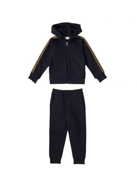 Bomull joggedress for gutter Moncler Enfant blå