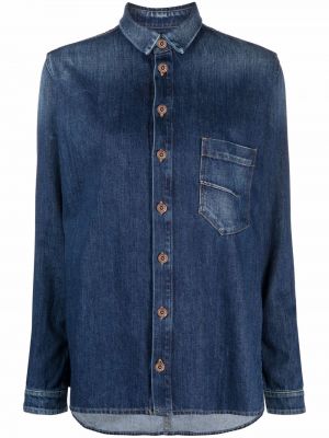 Camicia jeans 3x1, blu