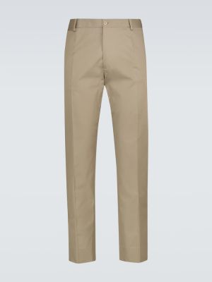 Pantaloni chino di cotone Dolce&gabbana beige
