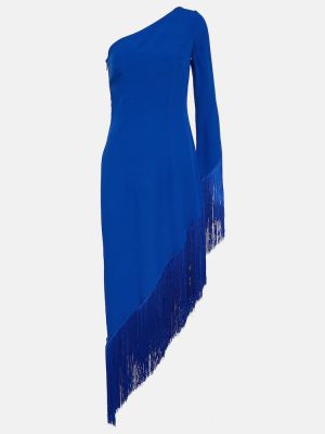 Robe mi-longue asymétrique Taller Marmo bleu