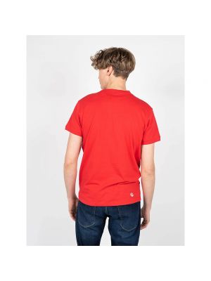 Camiseta de cuello redondo Pepe Jeans rojo