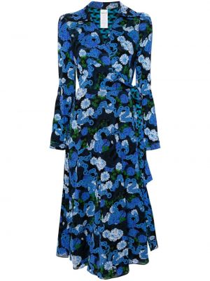 Abpusēja kleita Dvf Diane Von Furstenberg zils