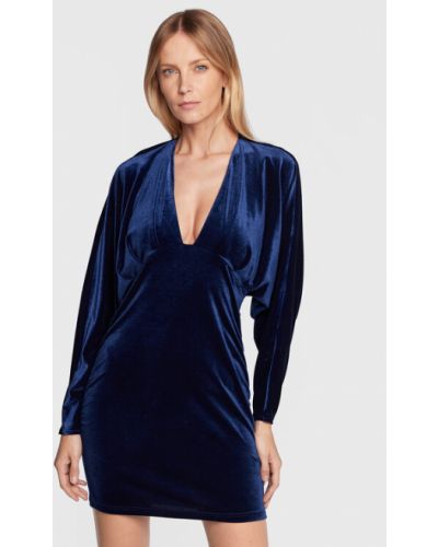 Robe de cocktail slim Undress Code bleu