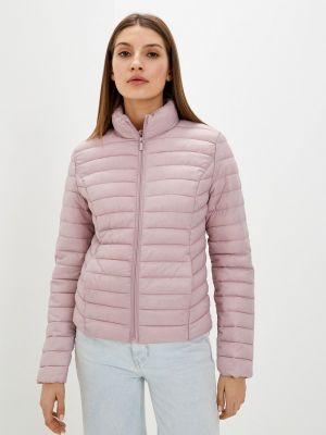 Утепленная демисезонная куртка Modis розовая