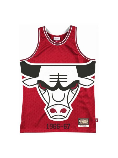 Chemise sans manches Mitchell & Ness rouge