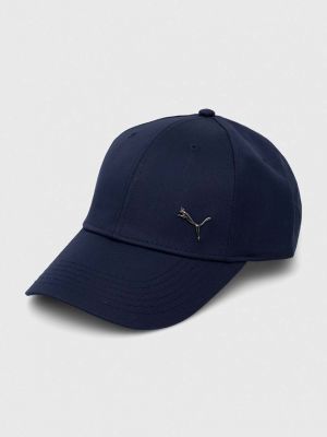 Синяя однотонная кепка Puma