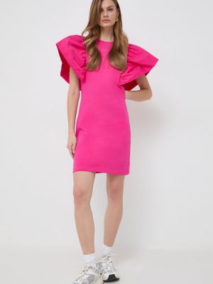 Sukienka mini dopasowana Karl Lagerfeld różowa