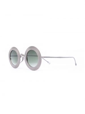 Spalvų gradiento rašto akiniai nuo saulės Uma Wang sidabrinė