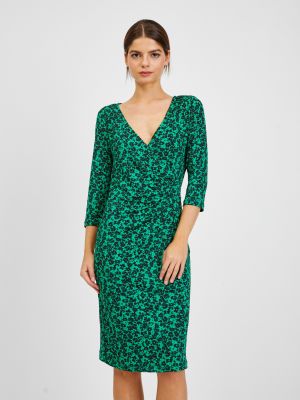 Květinové šaty Orsay zelené