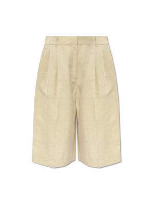 Shorts mit plisseefalten Emporio Armani beige