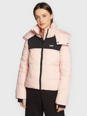 Pernata jakna Dkny Sport ružičasta